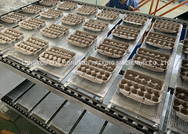 Automatic Pulp Molding Machine , 104KW Rotary Egg Box Making Machine